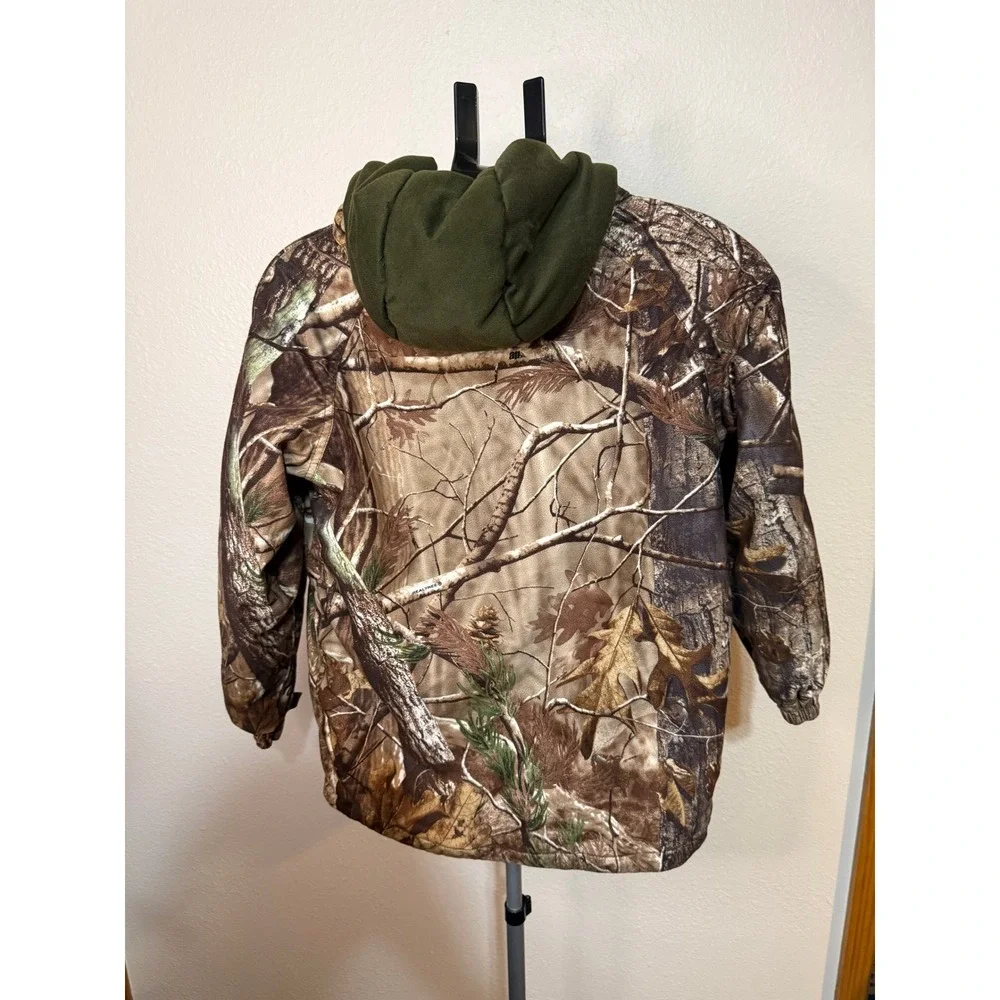 Browning Jr Pre-Vent Camo Hunting Jacket Boys Large Realtree Insulated 303-673